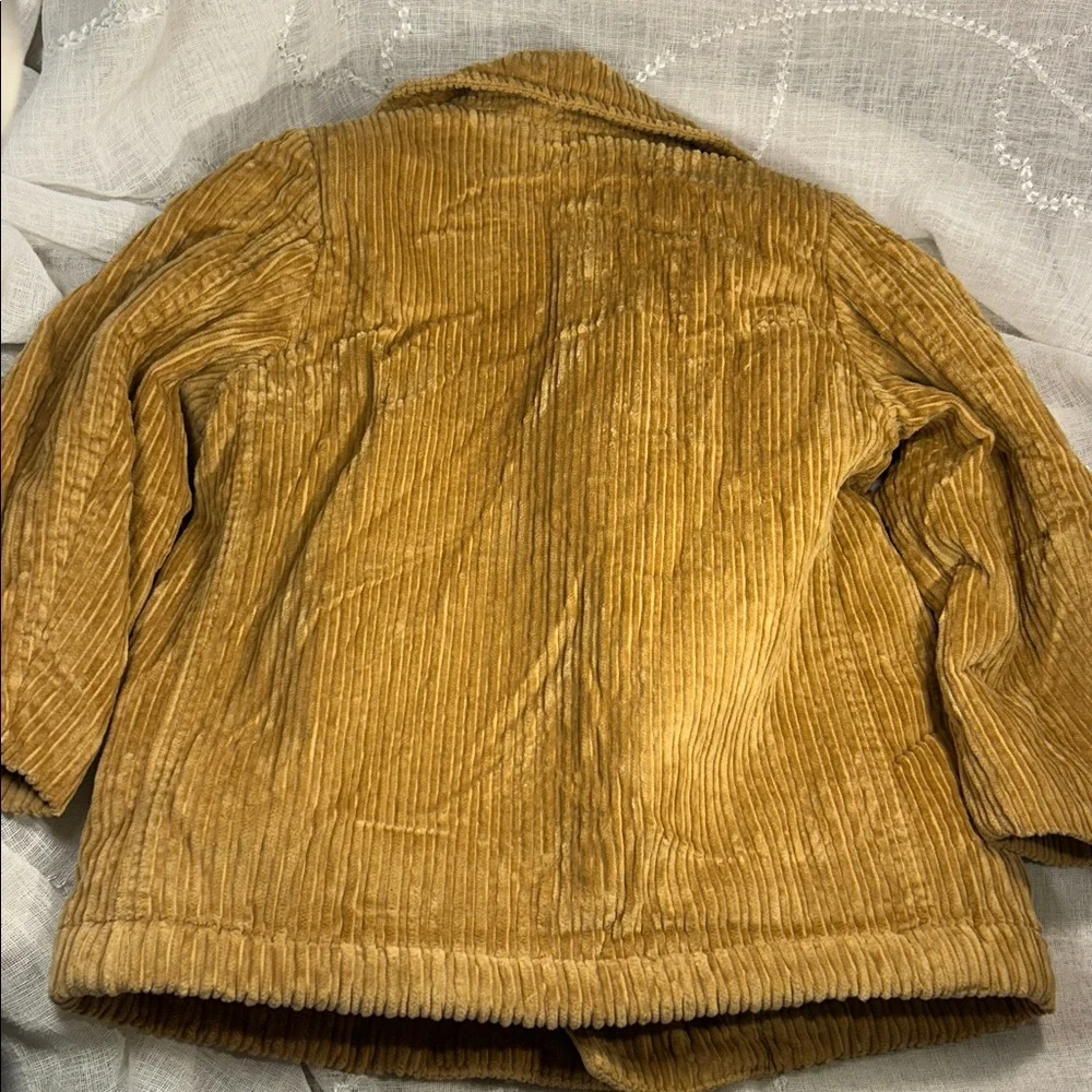 Almost NEW Hanna Andersson pea corduroy coat K00060 size 100